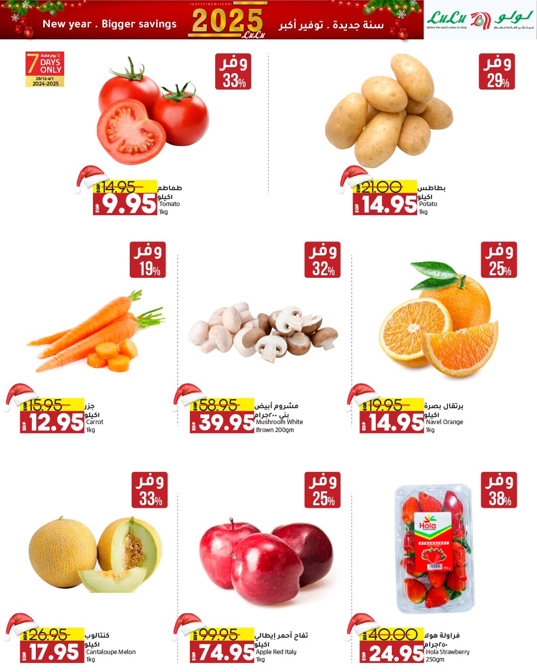 lulu-hypermarket offers from 29dec to 12jan 2025 عروض لولو هايبر ماركت من 29 ديسمبر حتى 12 يناير 2025 صفحة رقم 23